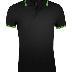 Sols Pasadena Tipped Cotton Pique Polo Shirt