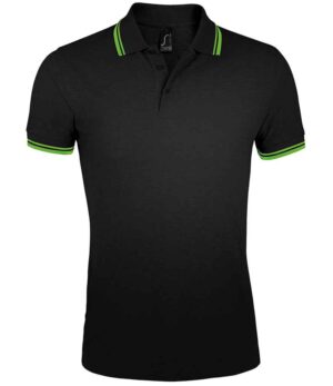 Sols Pasadena Tipped Cotton Pique Polo Shirt