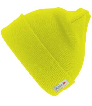 Result Wolly Ski Hat Fluorescent Yellow