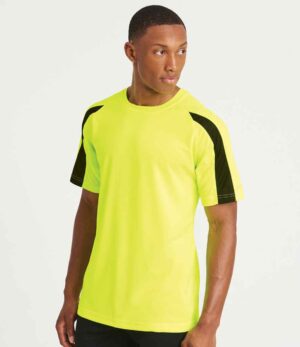 AWDis Cool Contrast Wicking T-Shirt With Logo Printed Or Embroidered