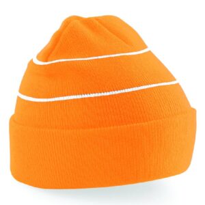 Beechfield Enhanced-Viz Beanie Beechfield high viis beanie with logo company business high quality north west wales