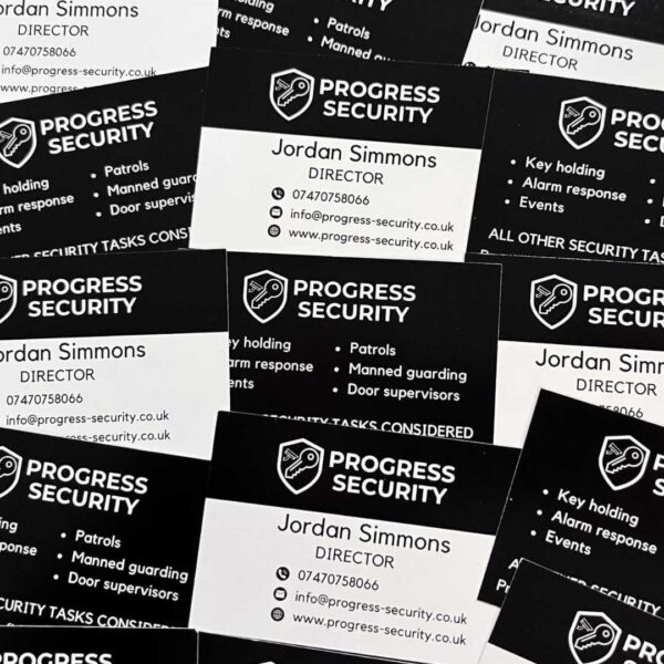 printing and merchandise companu personalised with logo north west wales business card