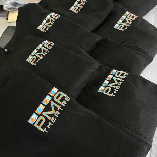 school leavers trip hoodies tee shirts production play theatre north west wales conwy denbighshire 2025 bblack zip up hoodie