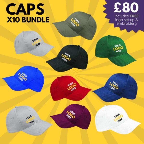 10 Caps Bundle