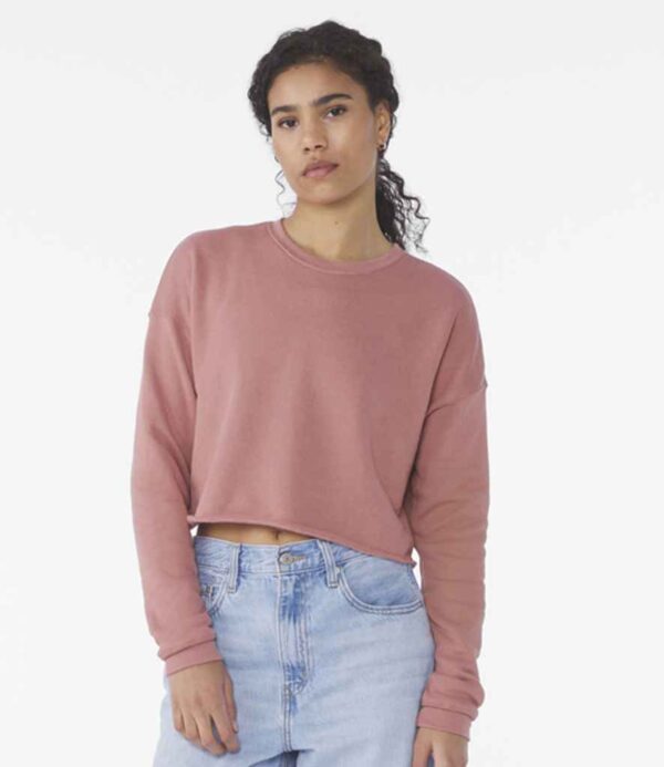 Bella Ladies Cropped Sweatshirt - Image 5