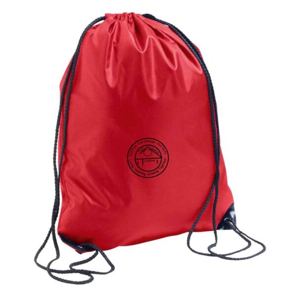 Ysgol cynfran school uniform gym sac swim bag with logo