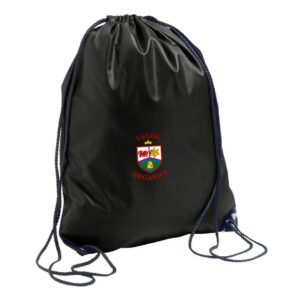 Ysgol deganwy school uniform gym sac swim bag with logo