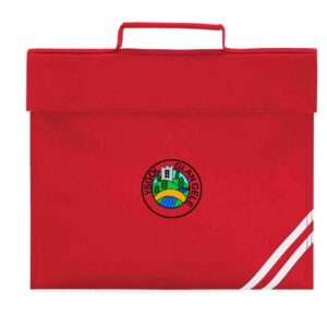 Ysgol glan gele school uniform book bag with logo back