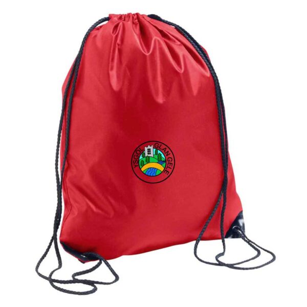Ysgol glan gele school uniform gym sac swim bag with logo
