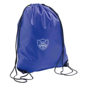Ysgol glan morfa school uniform gym sac swim bag with logo
