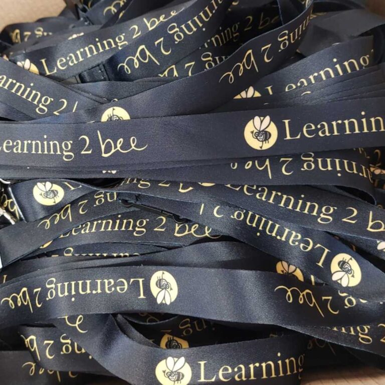 personalised business company lanyards with logo any colour north west wales