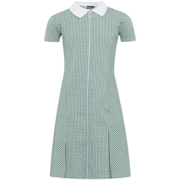 school uniform north west wales summer dress blue yellow purple green red checked checkered primary green