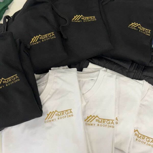 workwear teamwear bundle high quality print embroidery white black digi fee included