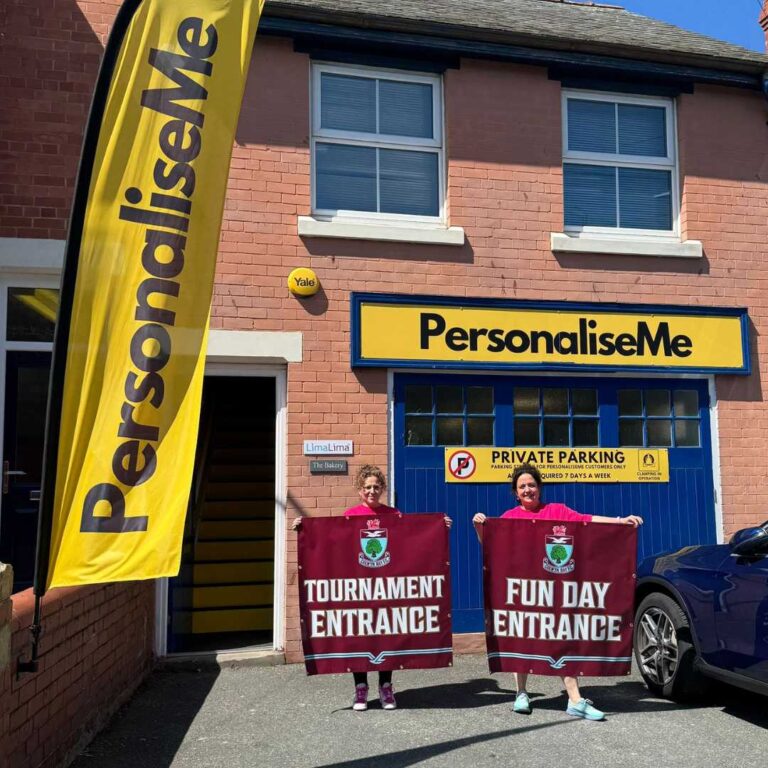 personalised branded banners north west wales printing company