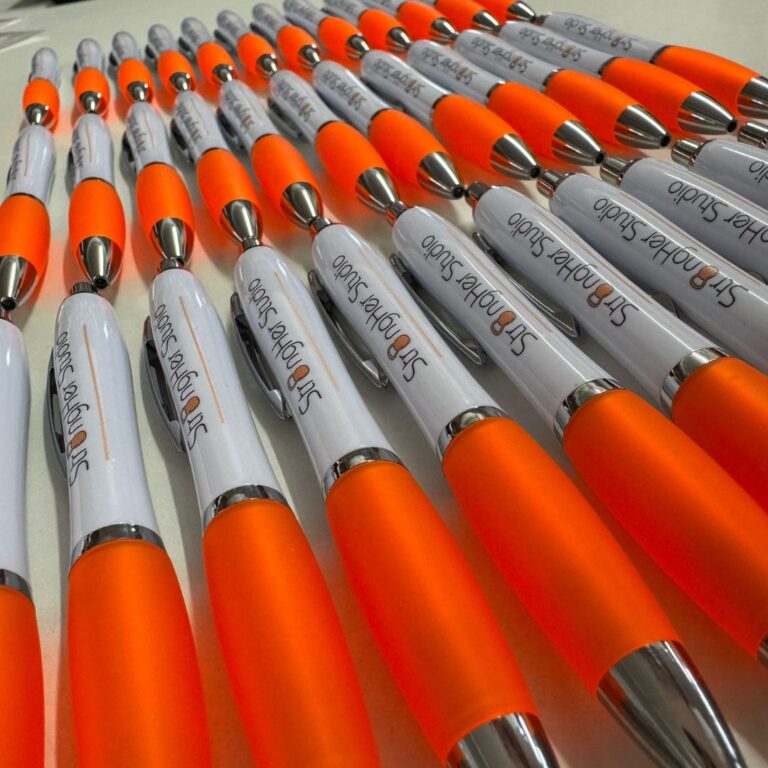 personalised branded pens north west wales with logo affordable