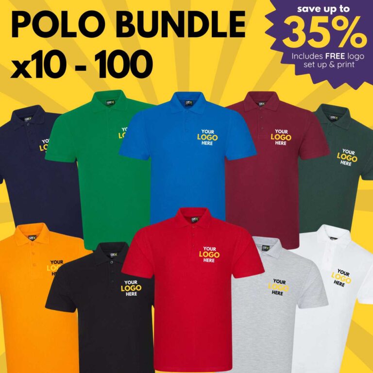 personalised company business polo s shirt top with logo embroidered high quality north west wales