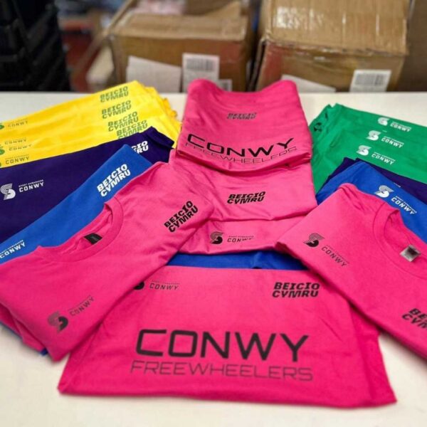 sportswear teamwear sports club running exercise vests polos tees t shirts bundles company team customised logo name print affordable