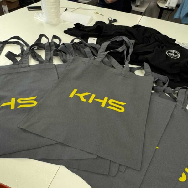personalised branded custom tote bags company business logo any design text high quality any colours both sides bags mugs