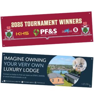 pvc banner personalised customised outdoor eyelets high quality branded company buisiness